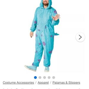 Monters Inc sully costume men’s large, worn once for 1 hour